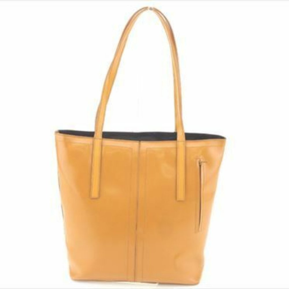 Valentino Bag Tote bag leather Brown Woman unisex Authentic Used - Picture 2 of 9